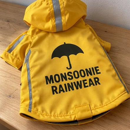 Custom Dog Raincoats